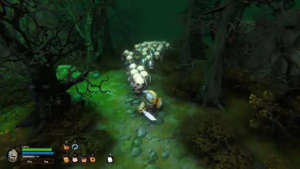 Момент активного игрового действия The Great Story of a Mighty Hero - Remastered