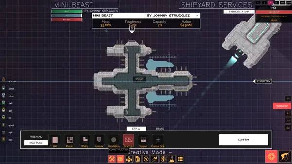 Момент активного игрового действия The Last Starship