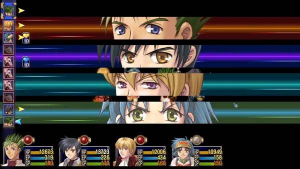 Момент активного игрового действия The Legend of Heroes  Trails in the Sky the 3rd