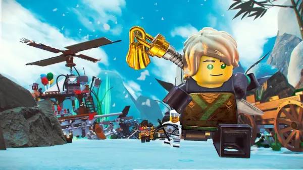 Момент активного игрового действия The LEGO NINJAGO
