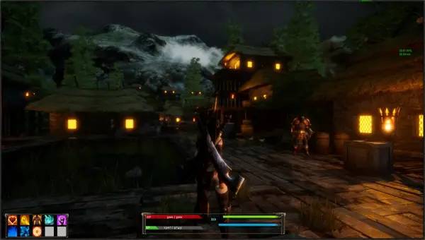 Момент активного игрового действия The Sacred Stone