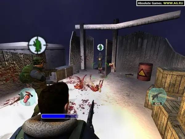 Момент активного игрового действия The Thing