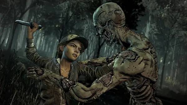 Момент активного игрового действия The Walking Dead The Final Season