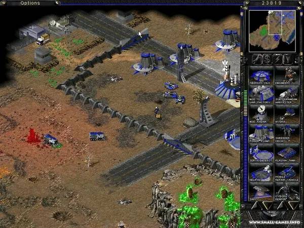 Момент активного игрового действия Tiberian Sun Factions