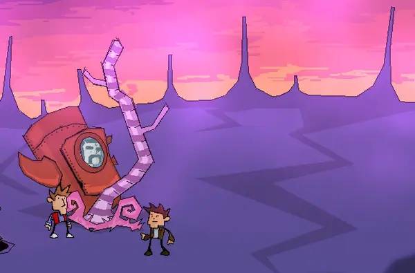 Момент активного игрового действия Time Gentlemen, Please! and Ben There, Dan That!