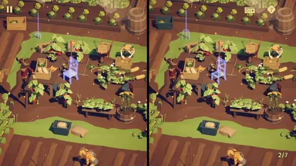 Момент активного игрового действия Tiny Tales Hidden Objects