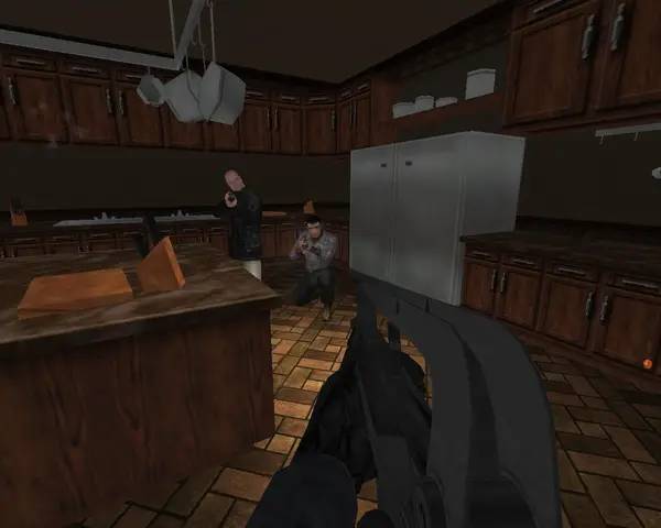 Момент активного игрового действия Tom Clancy's Rainbow Six 3  Athena Sword