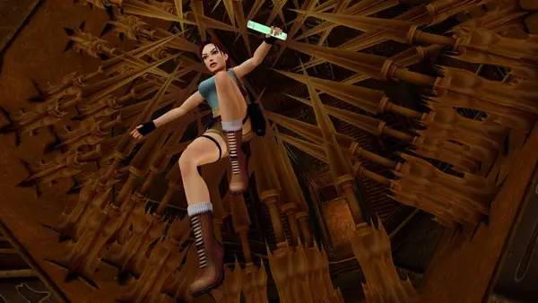 Момент активного игрового действия Tomb Raider IV-VI Remastered