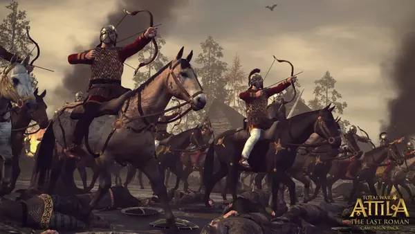 Момент активного игрового действия Total War  ATTILA - The Last Roman Campaign Pack