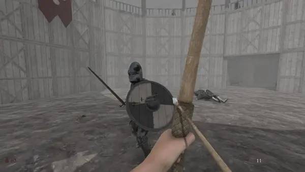 Момент активного игрового действия Tournament Blood and Steel