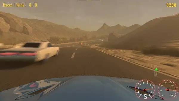 Момент активного игрового действия Traffic Chase