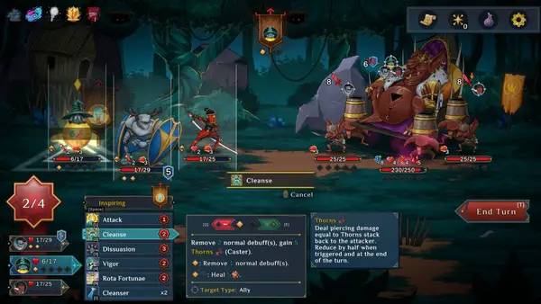 Момент активного игрового действия Trinity Archetype