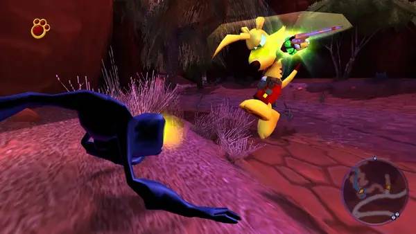 Момент активного игрового действия TY the Tasmanian Tiger 3
