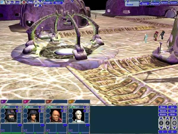 Момент активного игрового действия UFO Aftershock