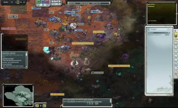 Момент активного игрового действия Unclaimed World