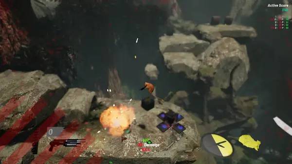 Момент активного игрового действия Universe 24