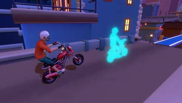 Момент активного игрового действия Urban Trial Tricky