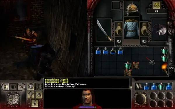 Момент активного игрового действия Vampire The Masquerade - Redemption