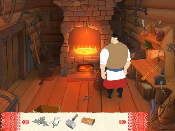 Момент активного игрового действия Вечера на хуторе близ Диканьки (игра)