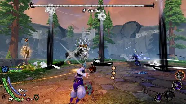 Момент активного игрового действия Vellum