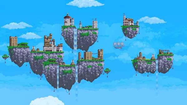 Момент активного игрового действия Vertical Kingdom