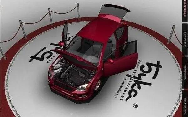 Момент активного игрового действия Virtual Tuning 2