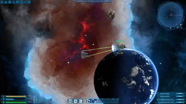 Момент активного игрового действия VoidExpanse