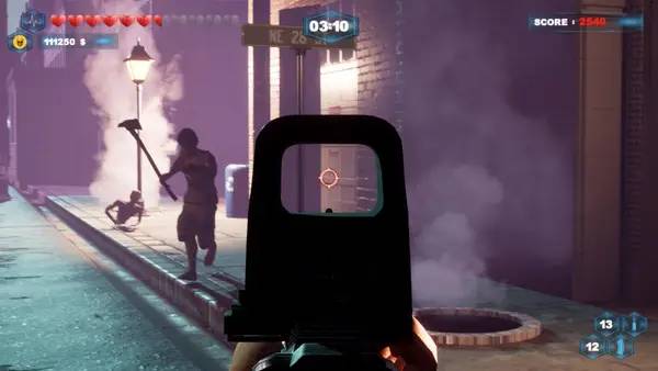 Момент активного игрового действия Waves of Death