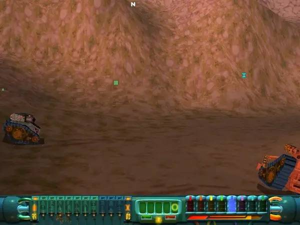 Момент активного игрового действия Wild Metal Country