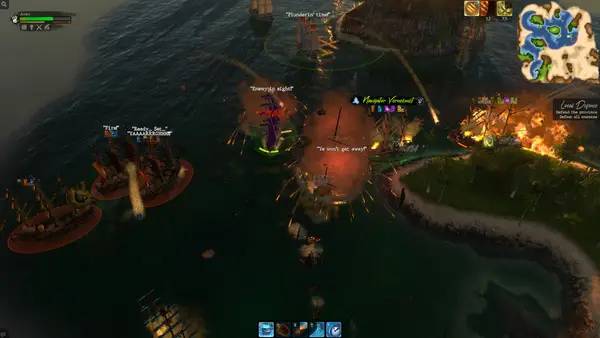 Момент активного игрового действия Windward Horizon