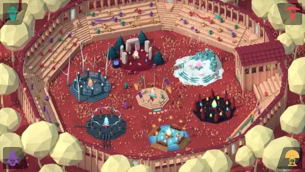 Момент активного игрового действия Wizards Tourney