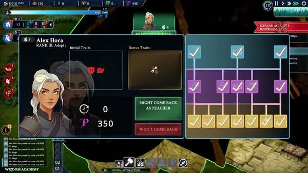 Момент активного игрового действия Wizdom Academy