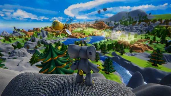 Момент активного игрового действия Woven