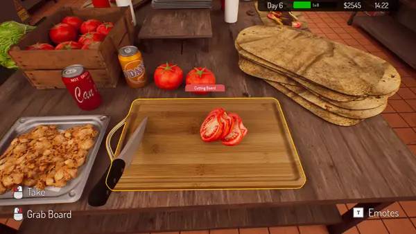 Момент активного игрового действия Wrap House Simulator