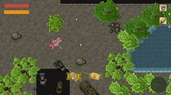 Момент активного игрового действия Wunderwaffe