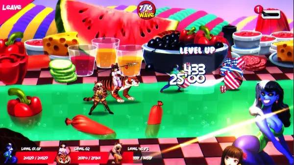 Момент активного игрового действия XP Girls