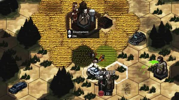 Момент активного игрового действия Z Dawn