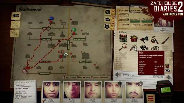 Момент активного игрового действия Zafehouse Diaries 2