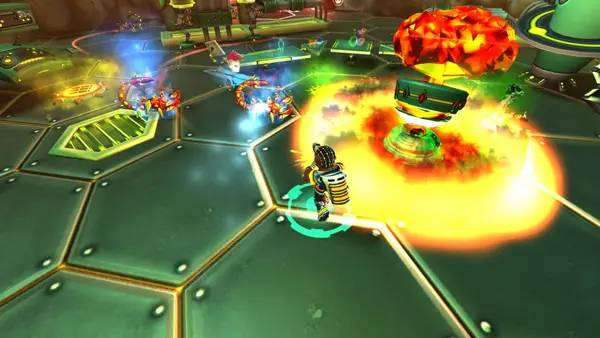 Момент активного игрового действия ZAMB! Biomutant Extermination