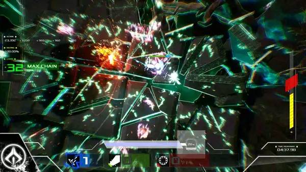 Момент активного игрового действия Zero Strain