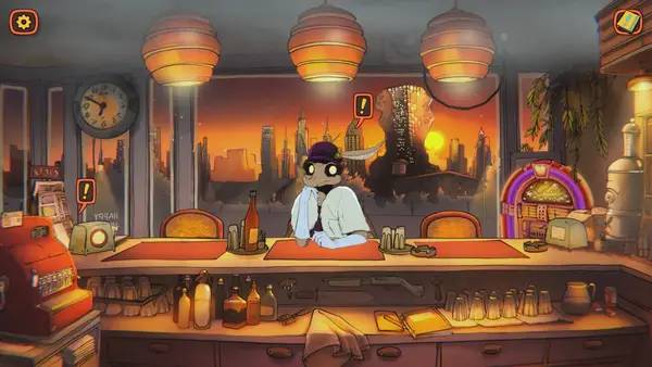 Момент активного игрового действия Zipp's Café