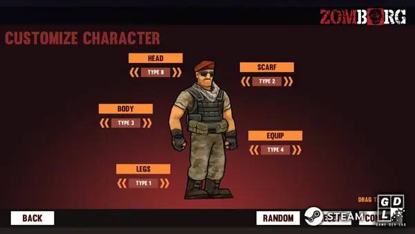 Момент активного игрового действия Zomborg