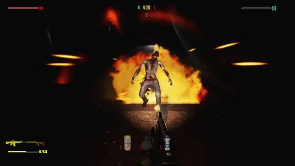 Момент активного игрового действия ZPlague