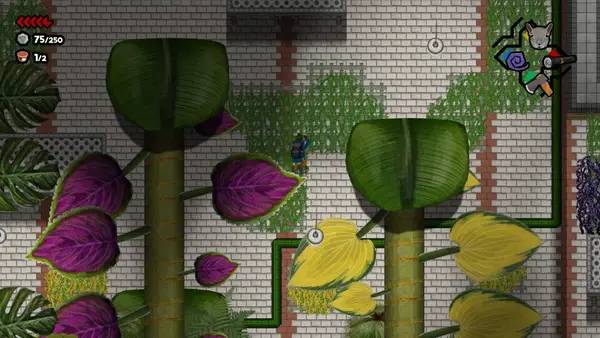 Общий вид на игровую локацию