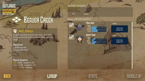 Общий вид на игровую локацию