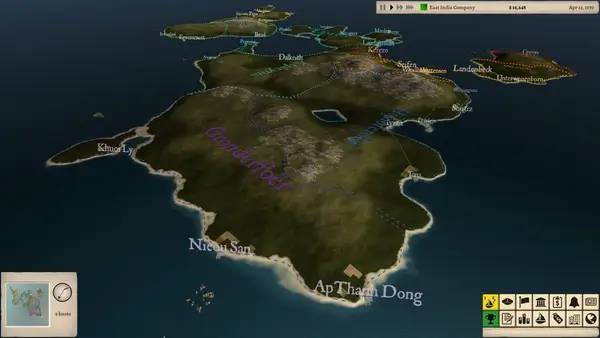 Общий вид на игровую локацию