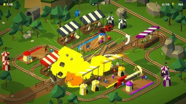 Общий вид на игровую локацию