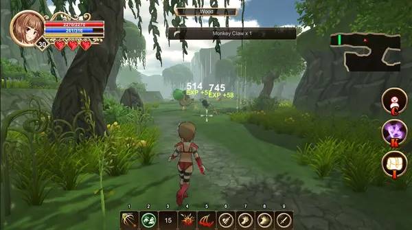 Общий вид на игровую локацию