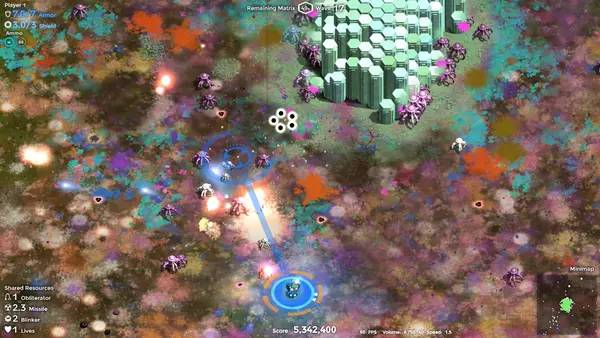 Общий вид на игровую локацию