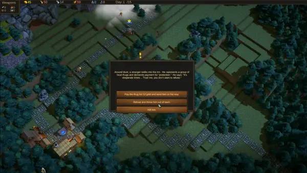 Общий вид на игровую локацию